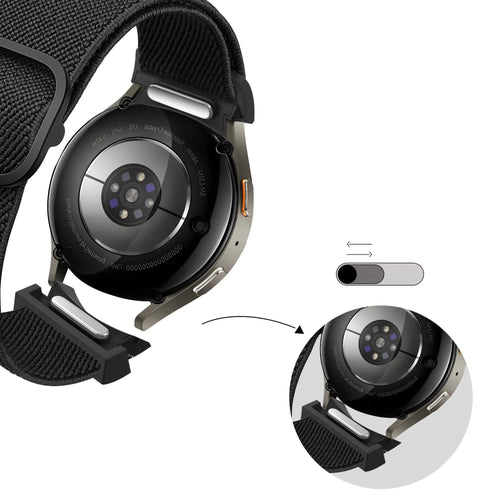 Bandz Bracelet elastique 'Easy Fit' Samsung Galaxy Watch 7 - 40mm (noir)