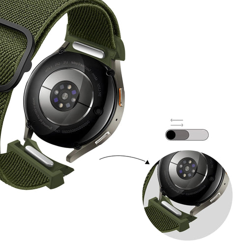 Bandz Bracelet elastique 'Easy Fit' Samsung Galaxy Watch 7 - 40mm (vert)