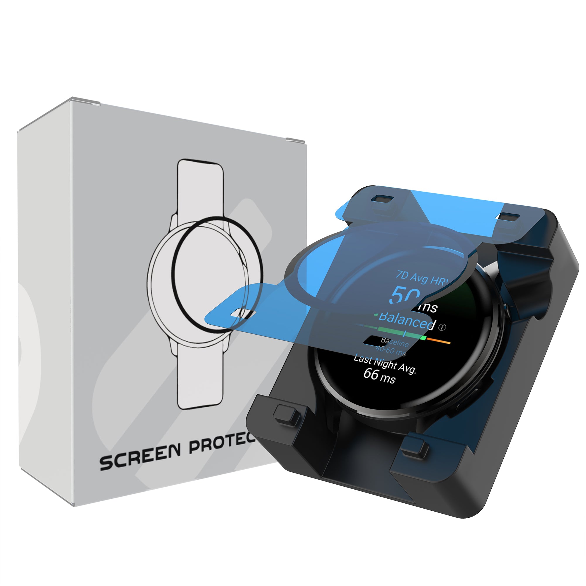 Protector de pantalla con herramienta One-Click- Garmin Venu 4 - 45mm