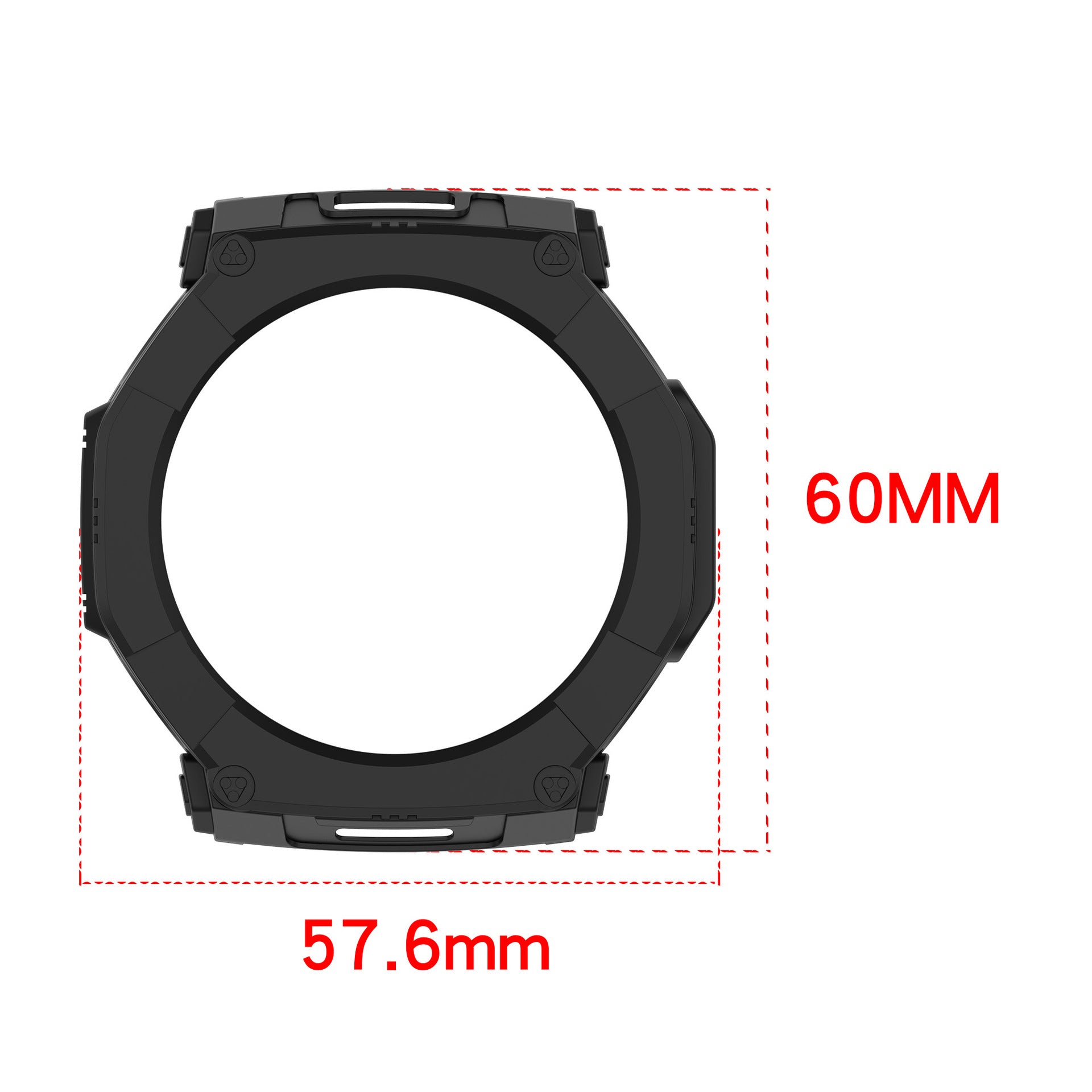 Coque TPU robuste Amazfit T-Rex Ultra 2 (noir)