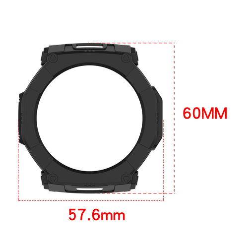 Amazfit T-Rex Ultra 2 Robuste TPU Hülle (Schwarz)