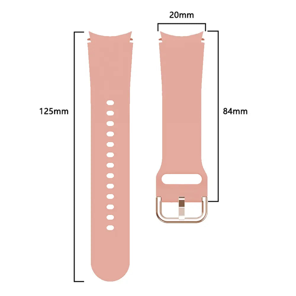 Correa silicona hebilla Samsung Galaxy Watch 4 - 40mm (rosa)
