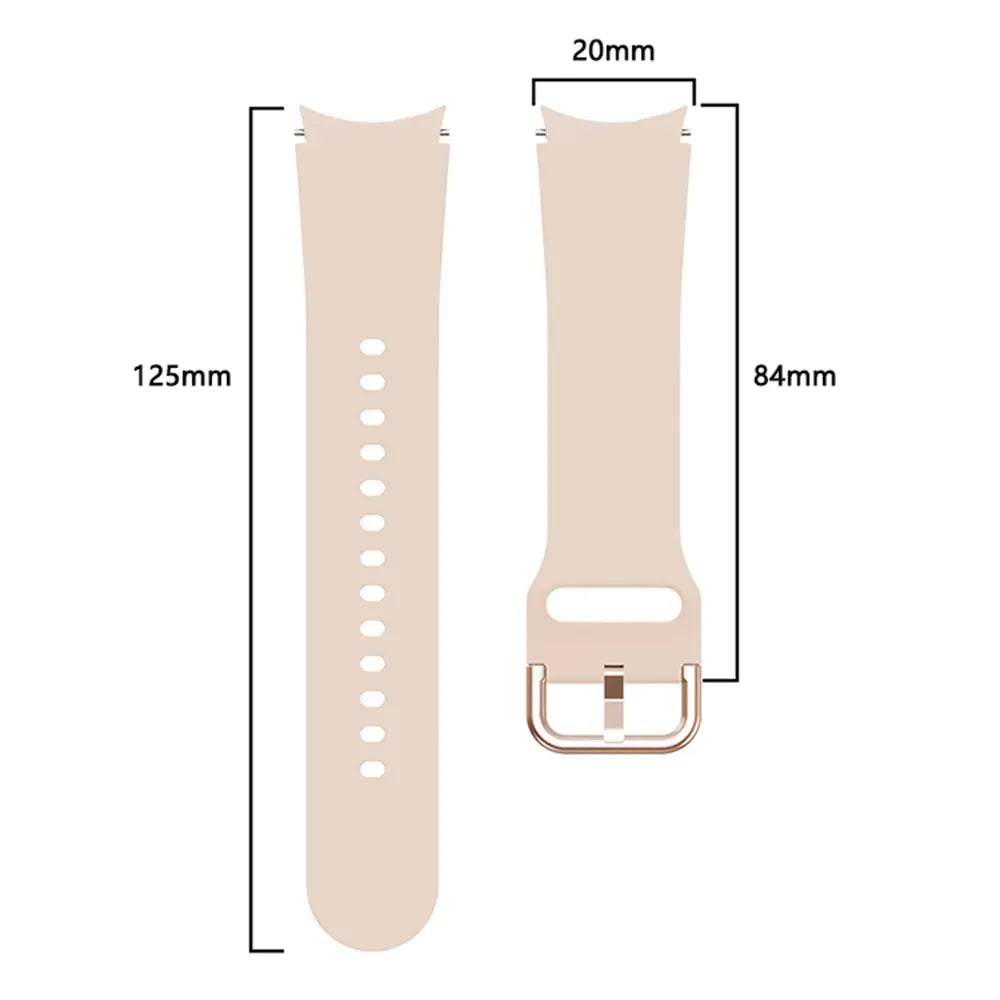Correa silicona hebilla Samsung Galaxy Watch 5 - 44mm (rosa arena)