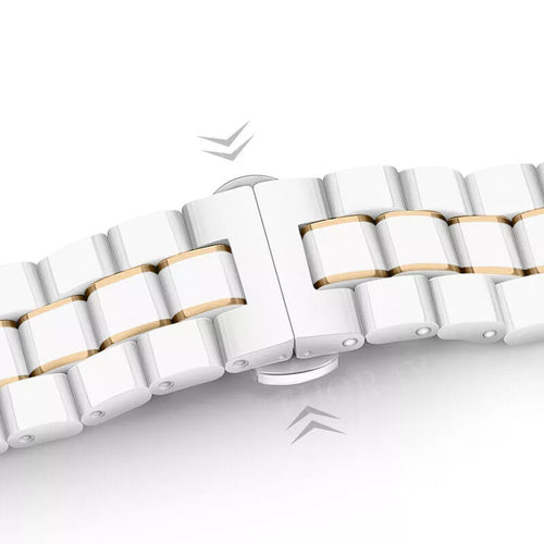 Bracelet ceramica Huawei Watch GT 6 41mm (blanc/or)