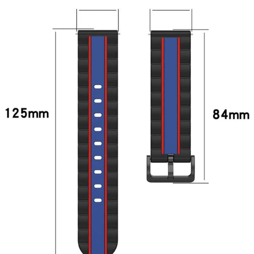 Honor Magic Watch 2 Special Edition band (zwart/blauw)