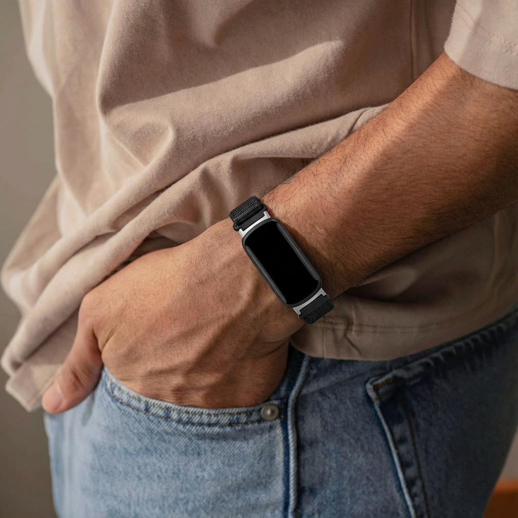 Correa nylon Fitbit Inspire 3 (negro)