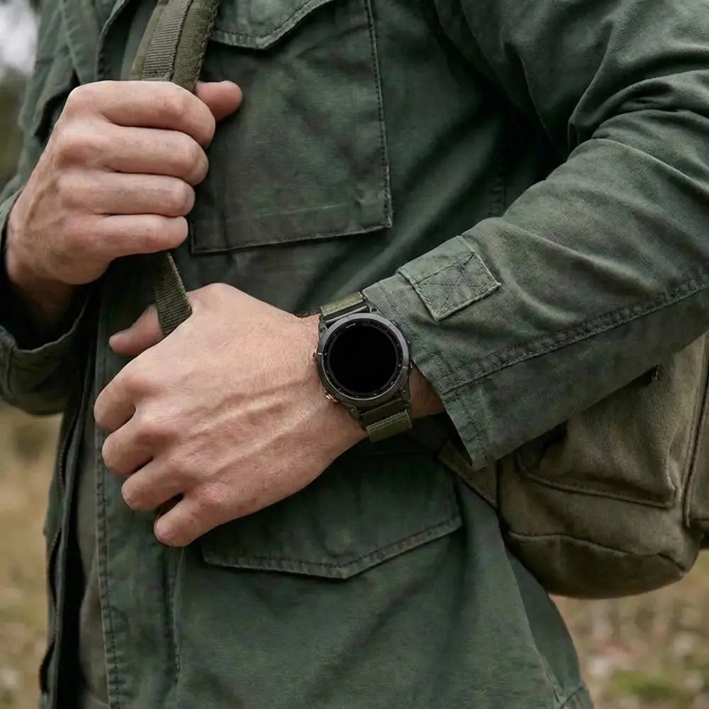 Garmin Fenix 5x / 6x Alpine band (olijfgroen)