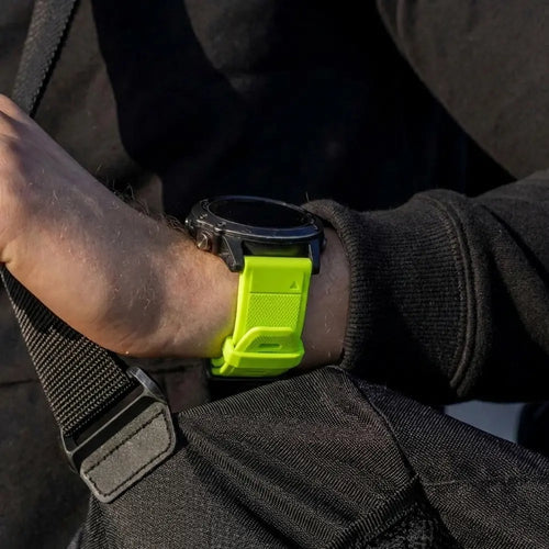 Garmin Fenix 5 / 6 siliconen bandje (lichtgroen)