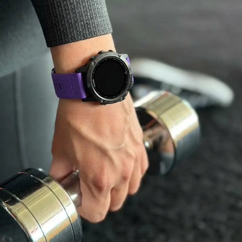 Correa silicona Garmin Fenix 5/6 (morado)