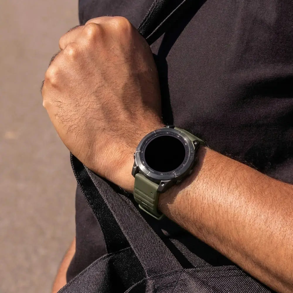 Garmin Fenix 7 outdoor siliconen band (legergroen)
