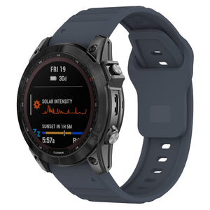 Correa silicona Outdoor Garmin MARQ (gris/azul)