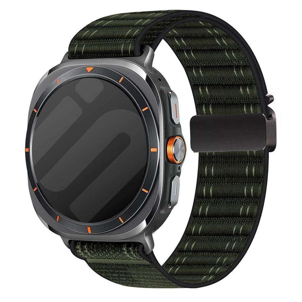 Correa nylon wave Samsung Galaxy Watch Ultra avec hebilla P (verde)