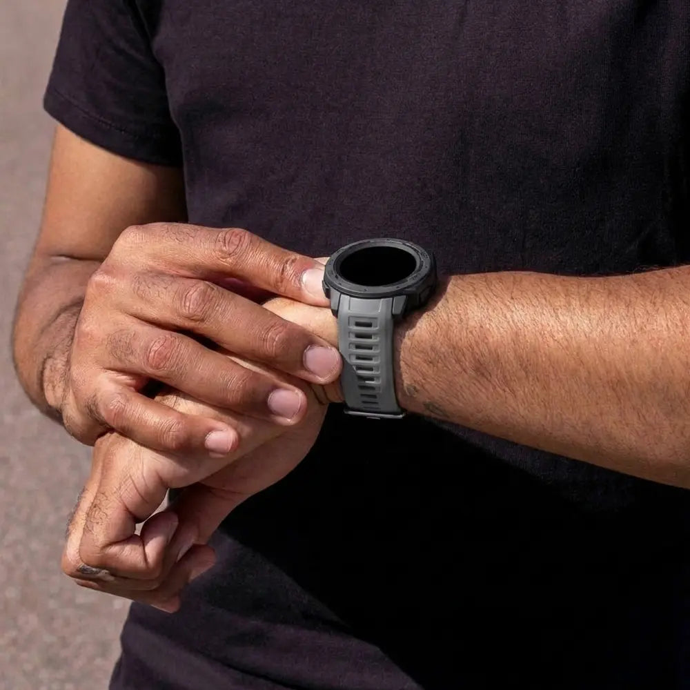Garmin Instinct 2s Silicone Strap (Dark Gray)