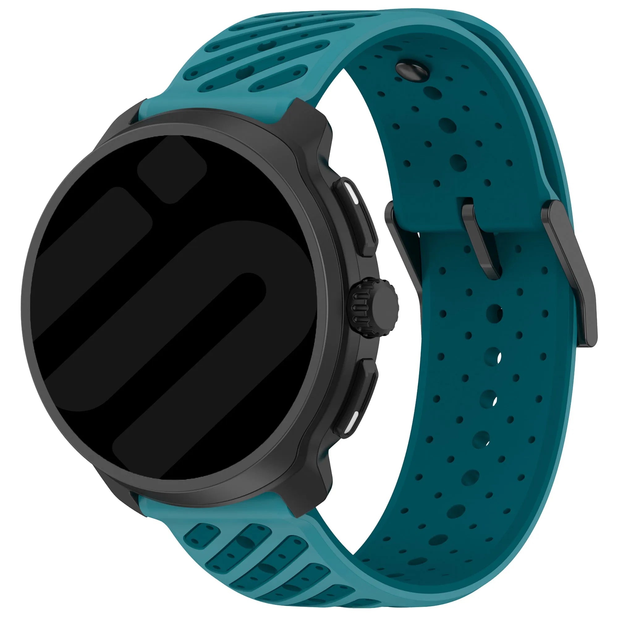 Coros Pace 4 Striped Silicone Strap (Blue)