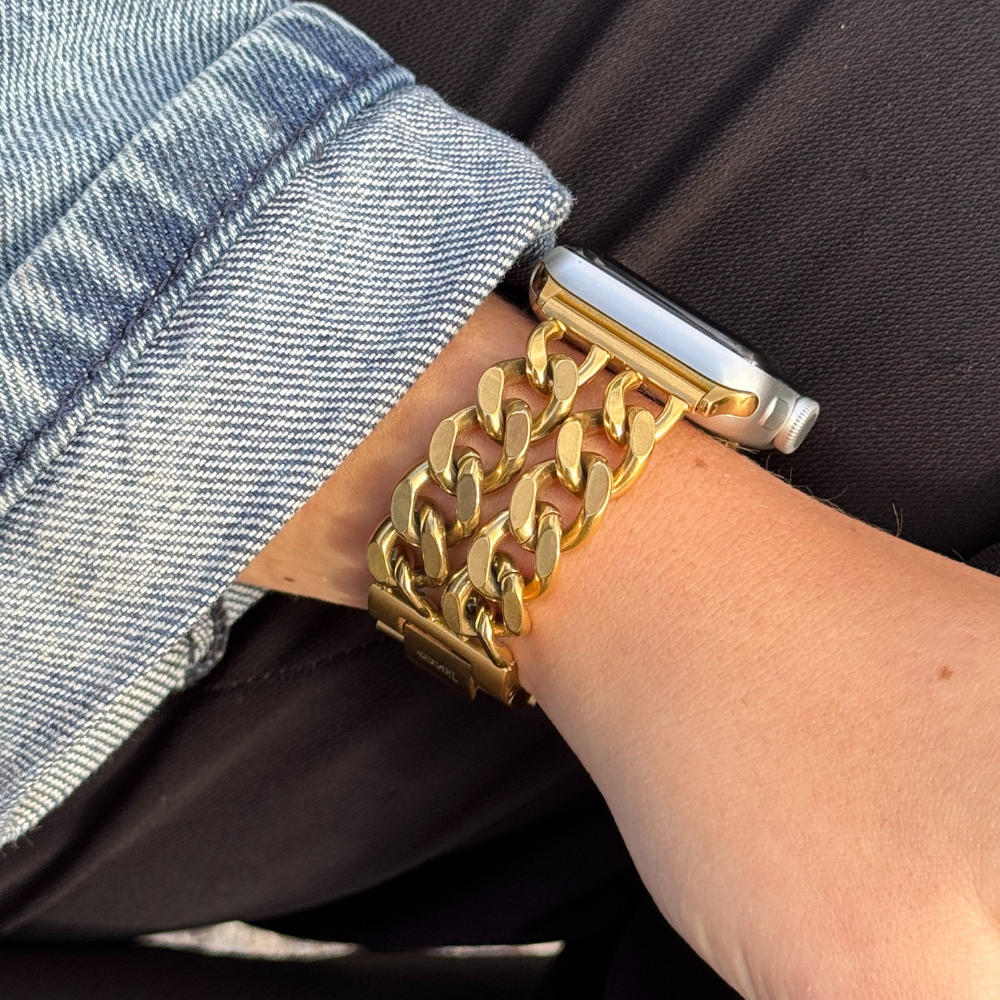 Correa acero cadena Apple Watch xoxo Wildhearts - 38/40/41/42mm (oro)
