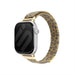 Bracelet milanais slim Apple Watch (léopard or)