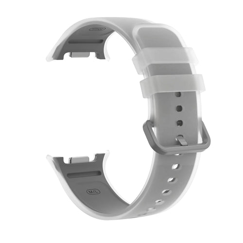 Bracelet silicone jelly Samsung Galaxy Watch 8 - 44mm (gris)
