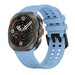 Samsung Galaxy Watch Ultra 2 Silikonarmband (Graublau)