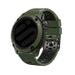 Universal 24mm Sport Buckle Strap (Green/Black)