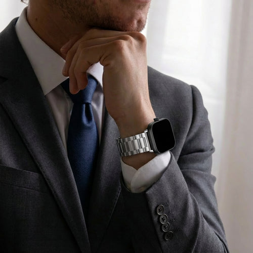 Huawei Watch Fit 4 stalen band (zilver)