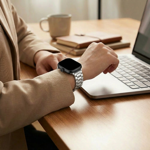 Huawei Watch Fit 4 stalen band (zilver)