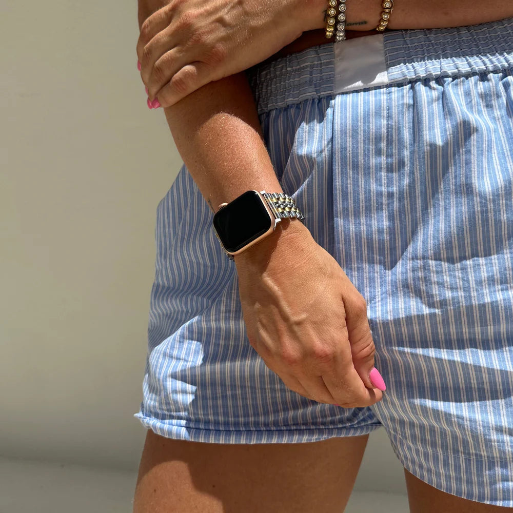 xoxo Wildhearts Apple Watch stalen bandje (zilver/goud)