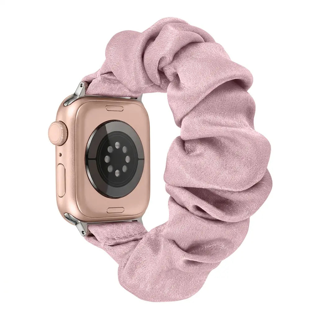 Nylon Scrunchie Strap, plum