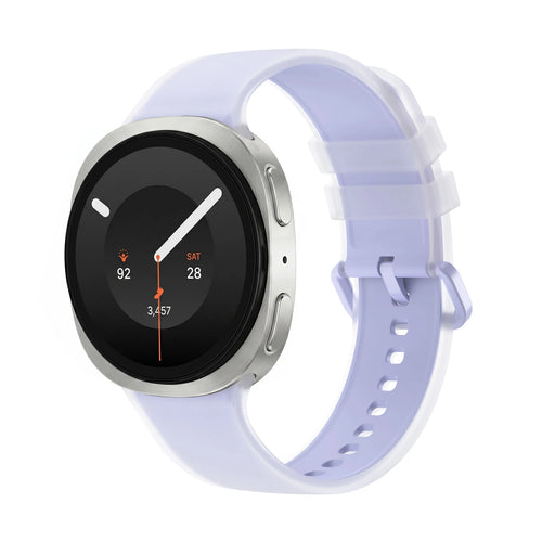 Bracelet silicone jelly Samsung Galaxy Watch 8 - 40mm (lilas)