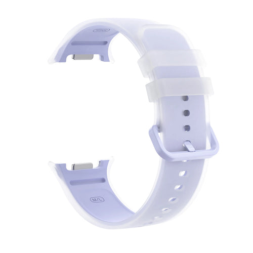Bracelet silicone jelly Samsung Galaxy Watch 8 - 40mm (lilas)