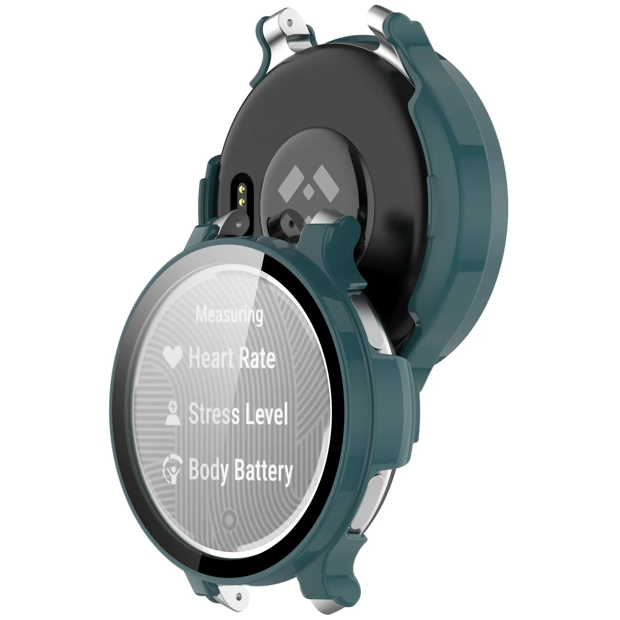 Garmin Lily 2 Active hard case met glas (groen)