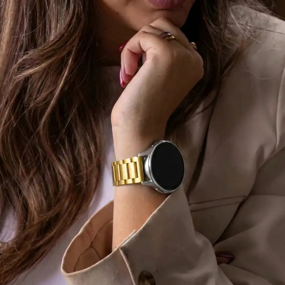 Correa acero Samsung Galaxy Watch 46mm (dorado)