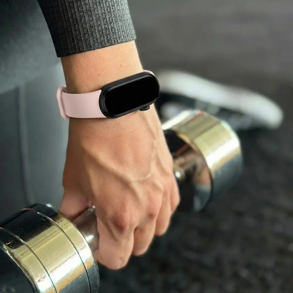 Xiaomi Mi Band 6 siliconen bandje (lichtroze)