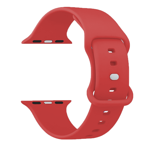 Apple Watch siliconen bandje (rood)