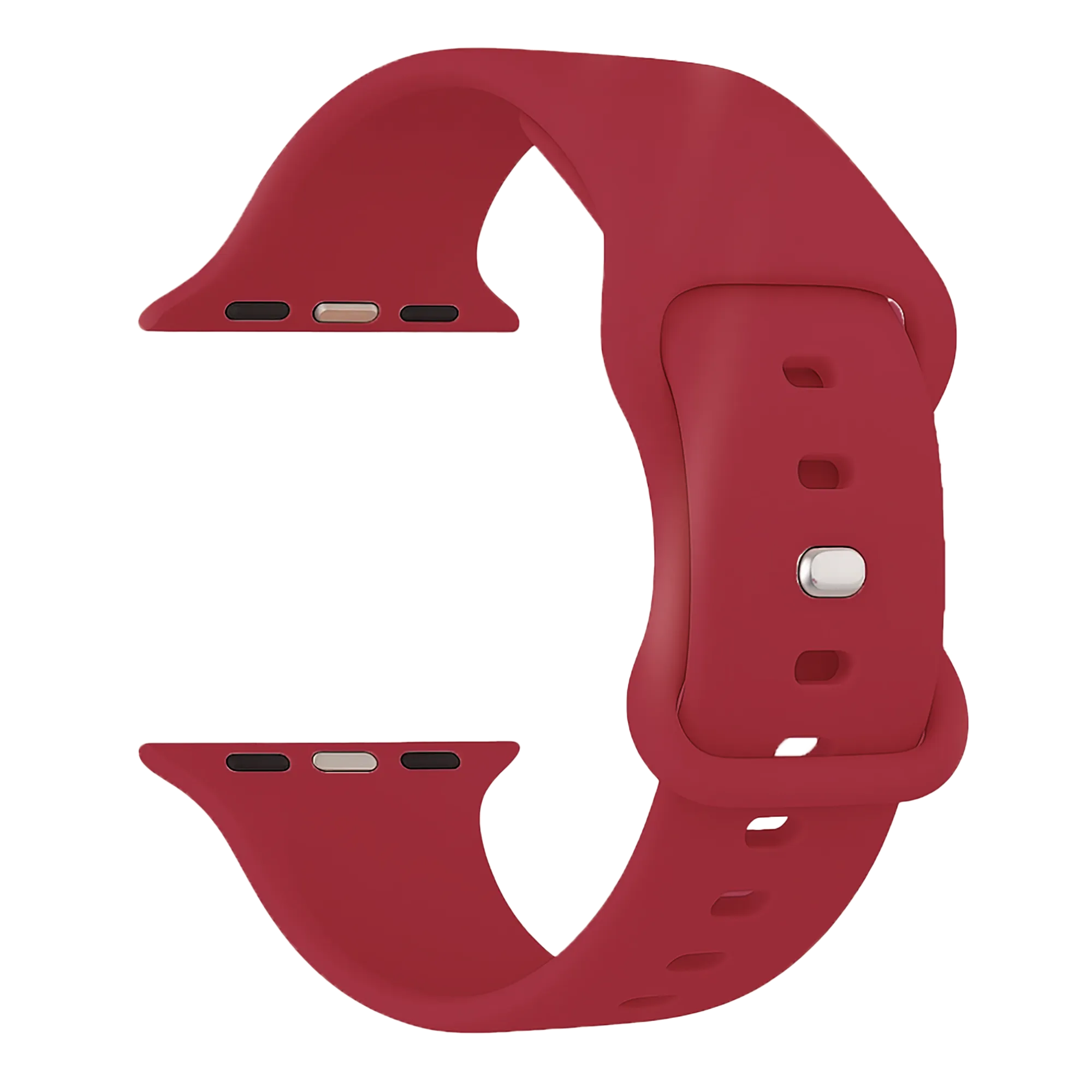 Apple Watch siliconen bandje (bordeaux)