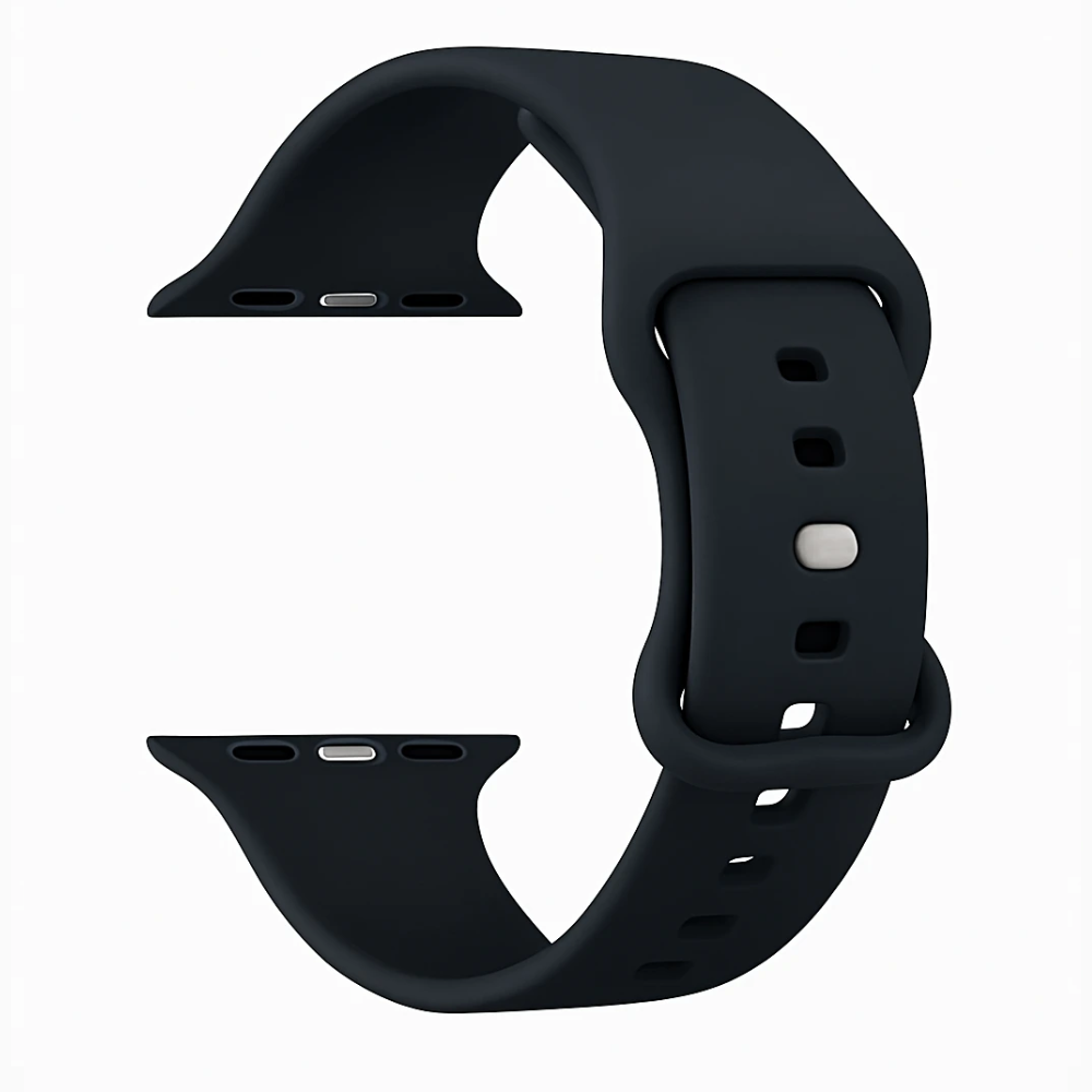 Correa Apple Watch silicona (negra)