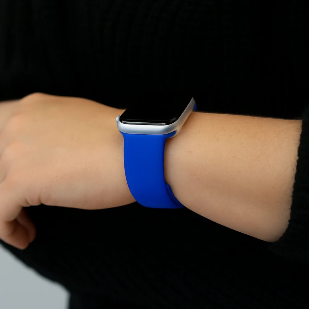 Correa silicona 'Classic' Apple Watch (azul real)