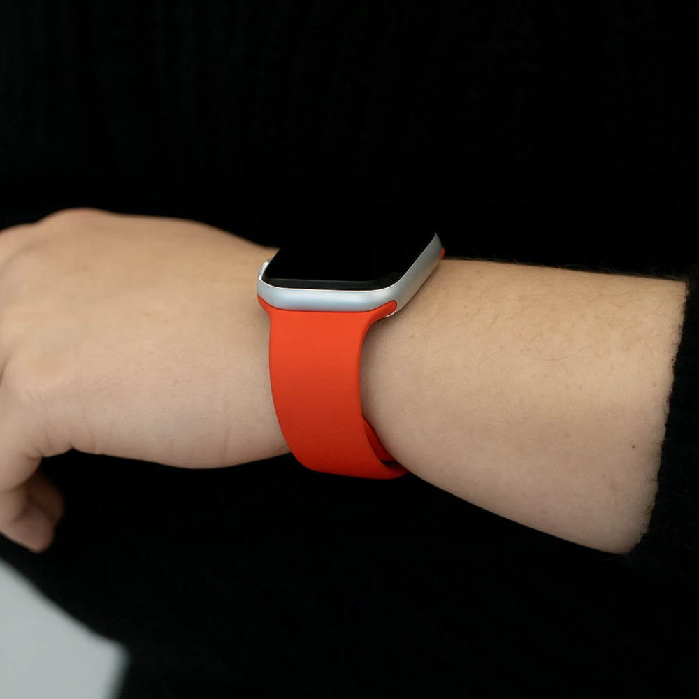 Correa silicona Apple Watch (coral)