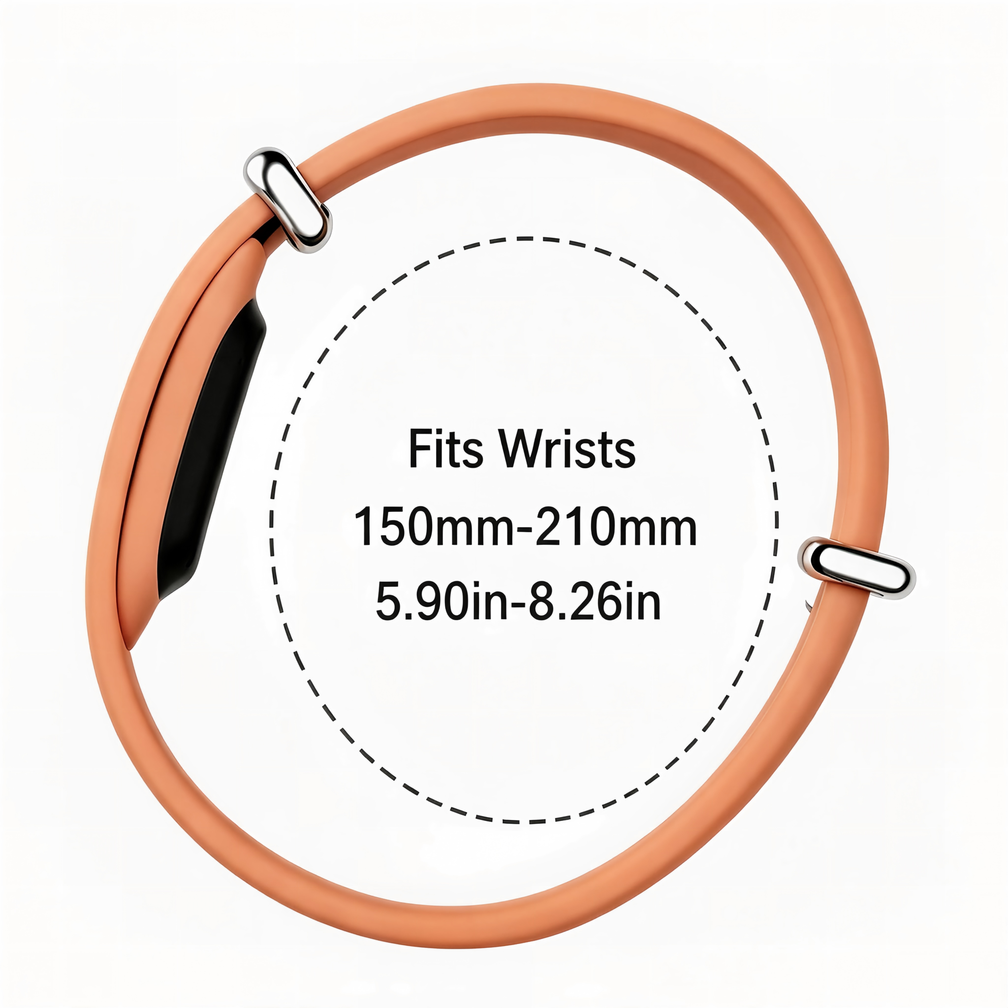 Fitbit Air Silikonarmband (Orange)