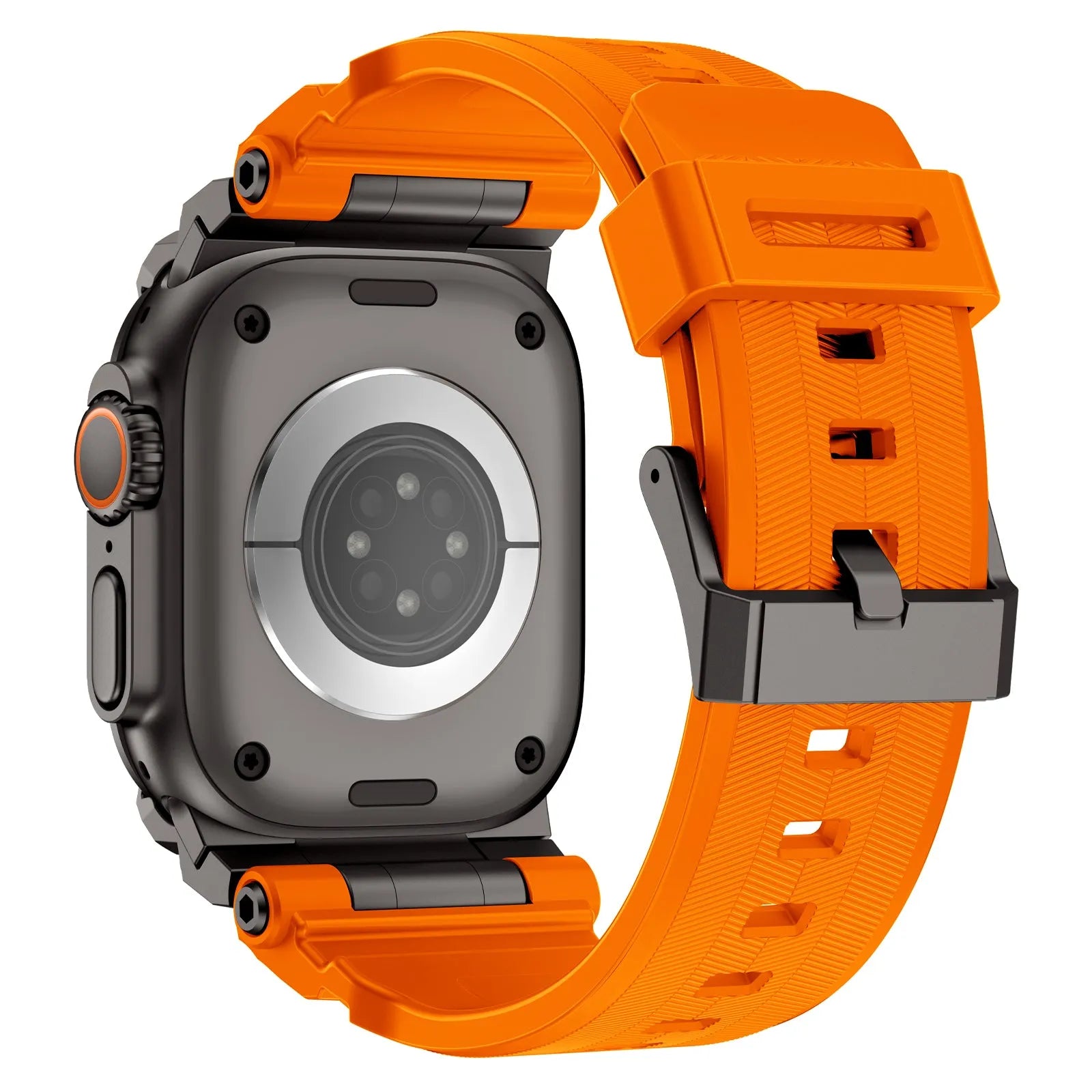 Bracelet silicone 'Cuatro garras' Apple Watch (orange)