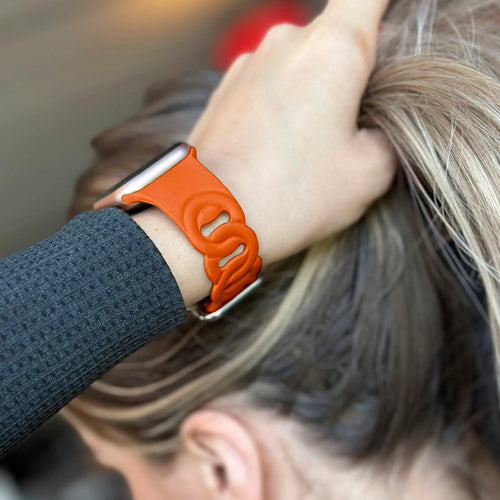 Apple Watch Silikon-Kettenarmband (Orange)