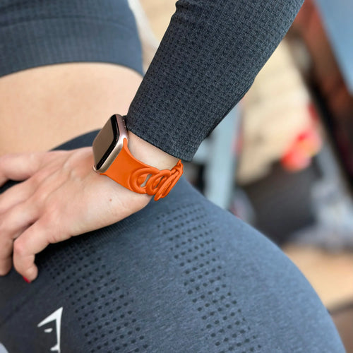 Apple Watch Silikon-Kettenarmband (Orange)