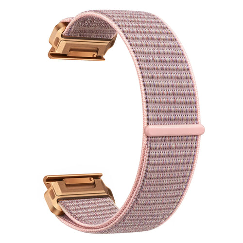Garmin Instinct 2s Premium Nylon Armband (Rosa Sand)