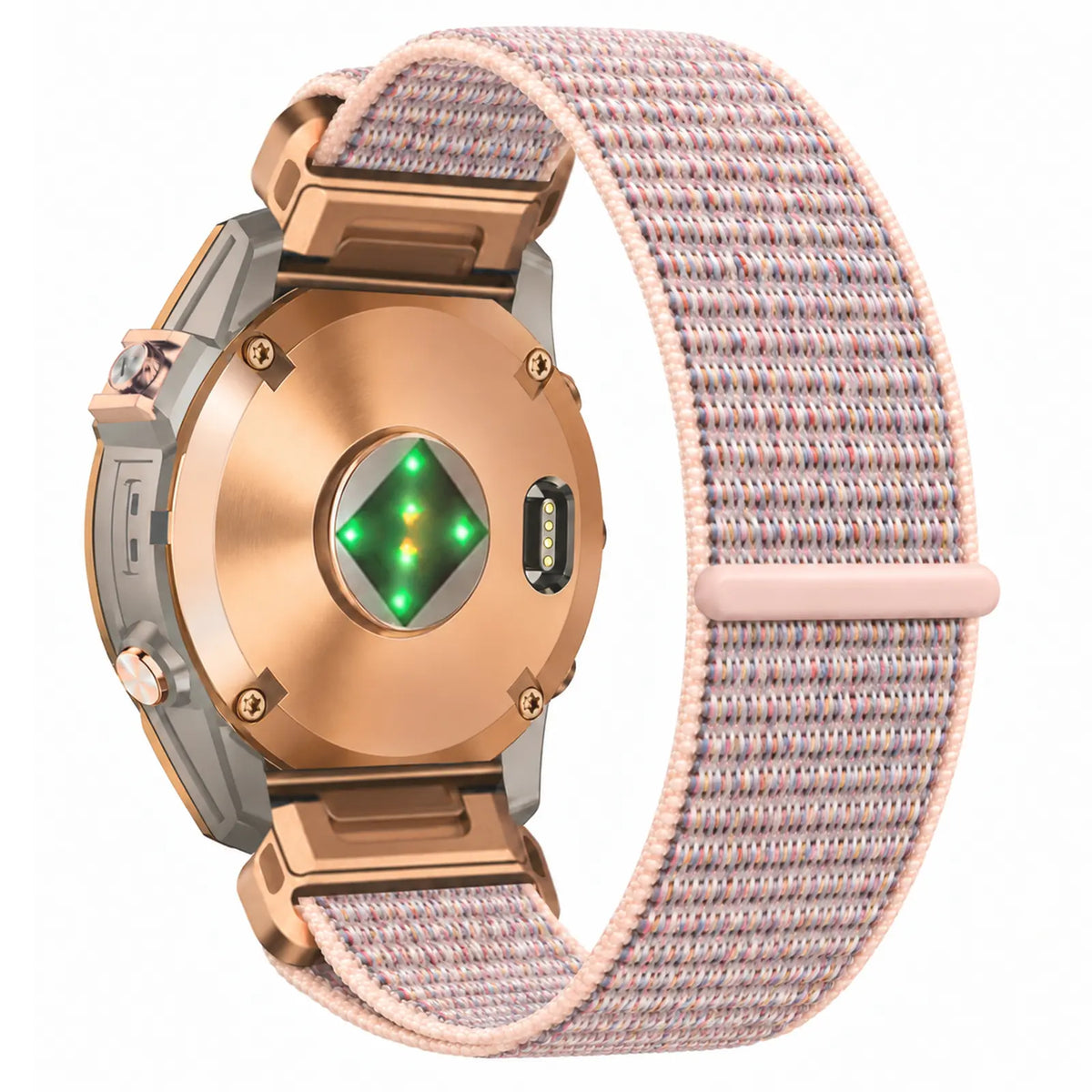 Garmin Instinct E - 40mm Premium Nylon Armband (Rosa Sand)