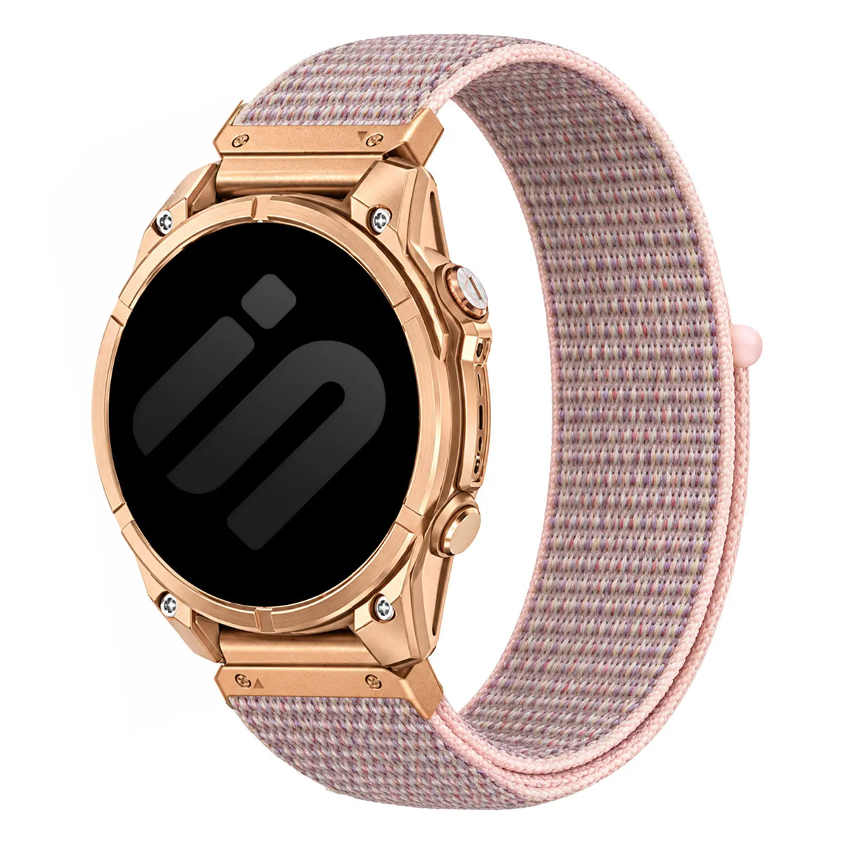 Garmin Instinct 2s Premium Nylon Armband (Rosa Sand)