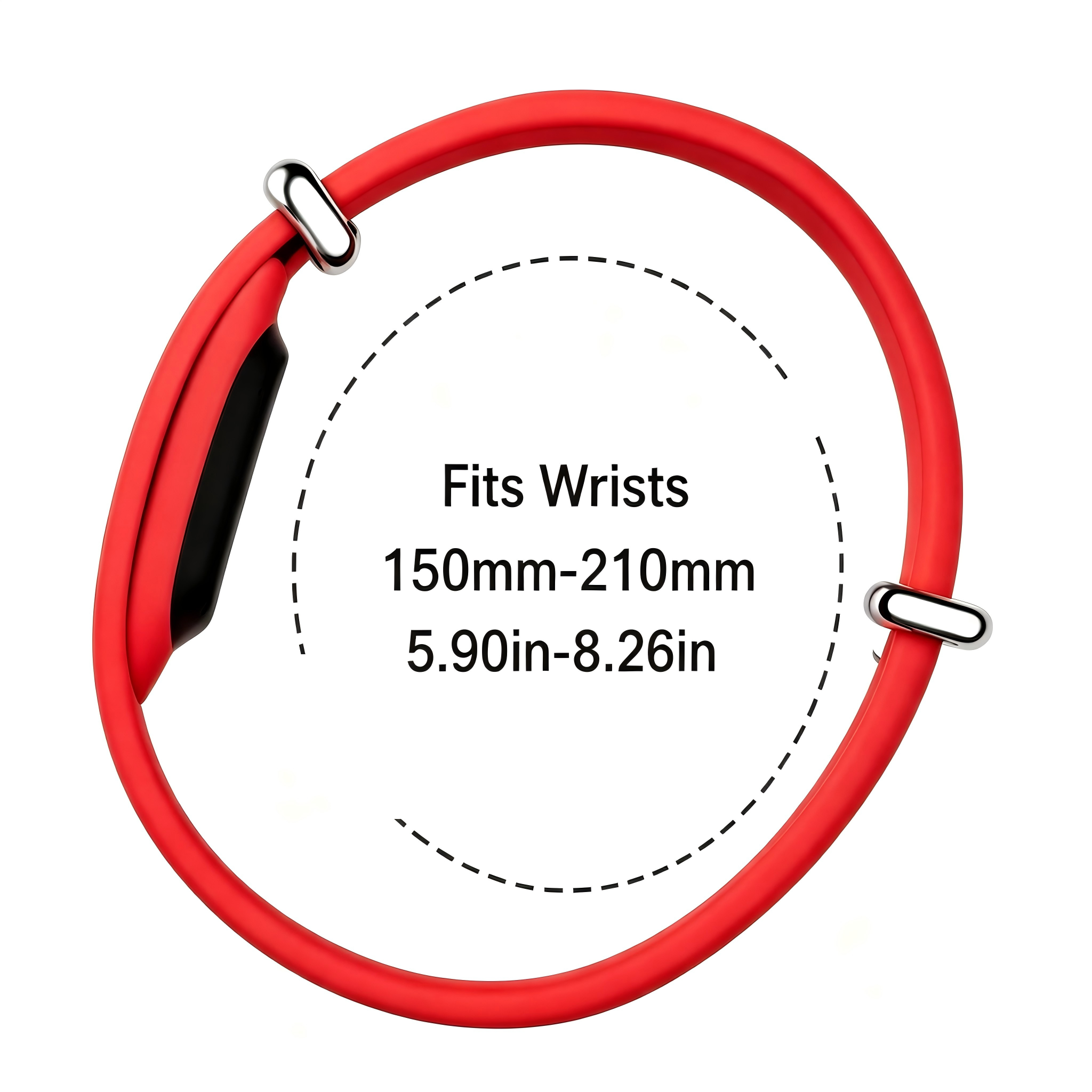 Fitbit Air Silikonarmband (Rot)