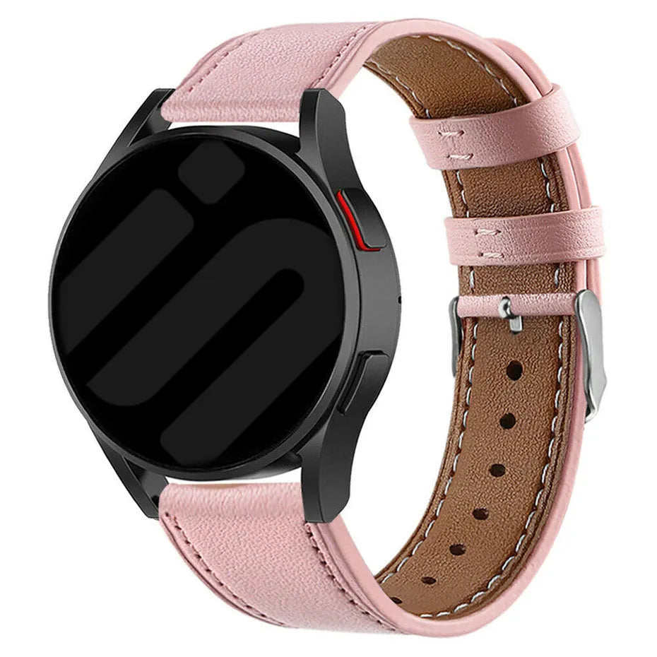 Amazfit Bip 3 (Pro) Modern Leather Strap (Pink)