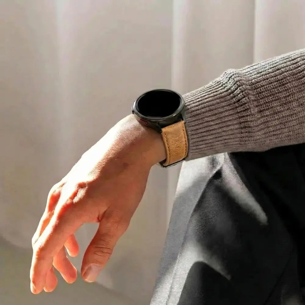 Correa cuero Samsung Galaxy Watch 6 Classic 47mm (marrón)