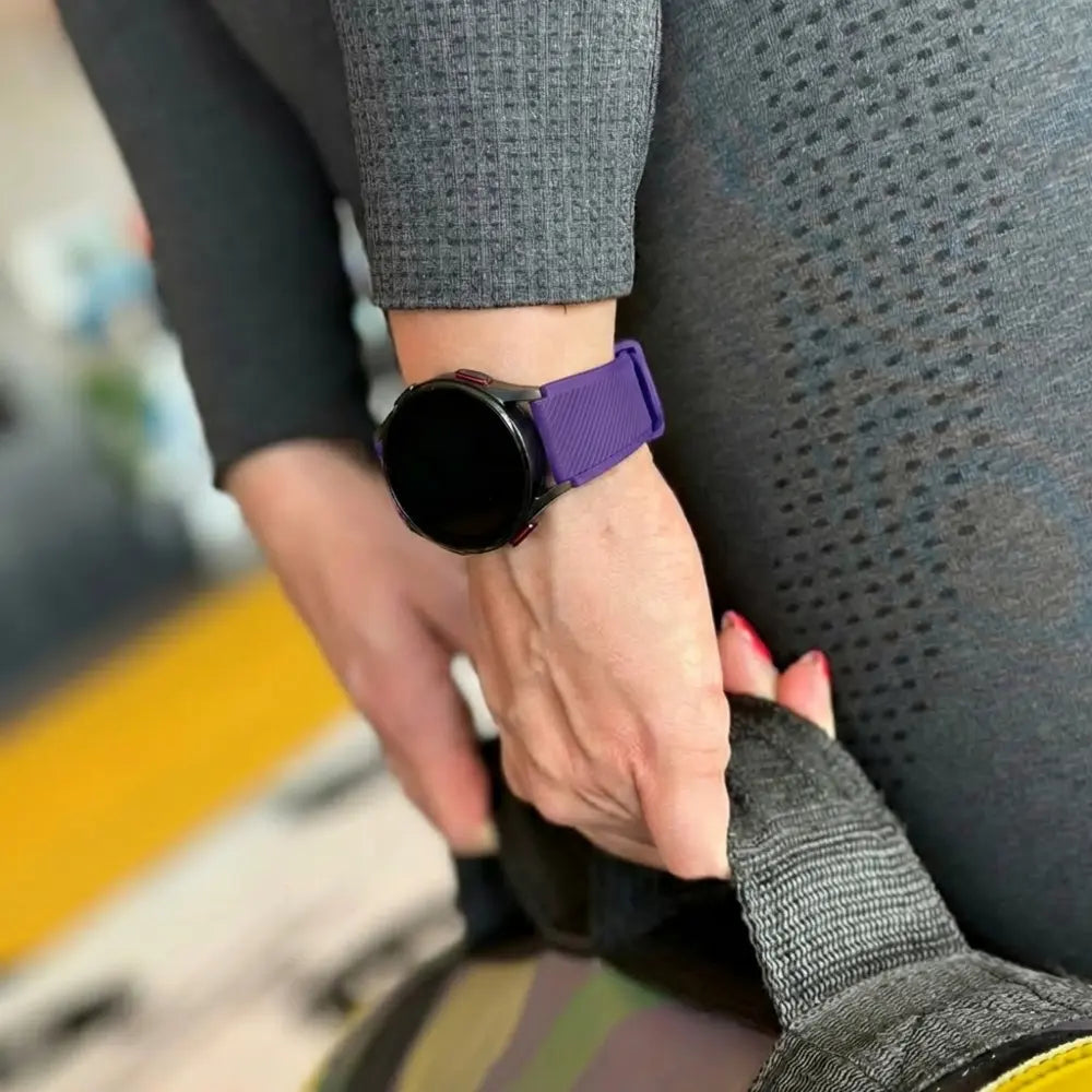 Samsung Galaxy Watch 7 - 40mm siliconen bandje (paars)