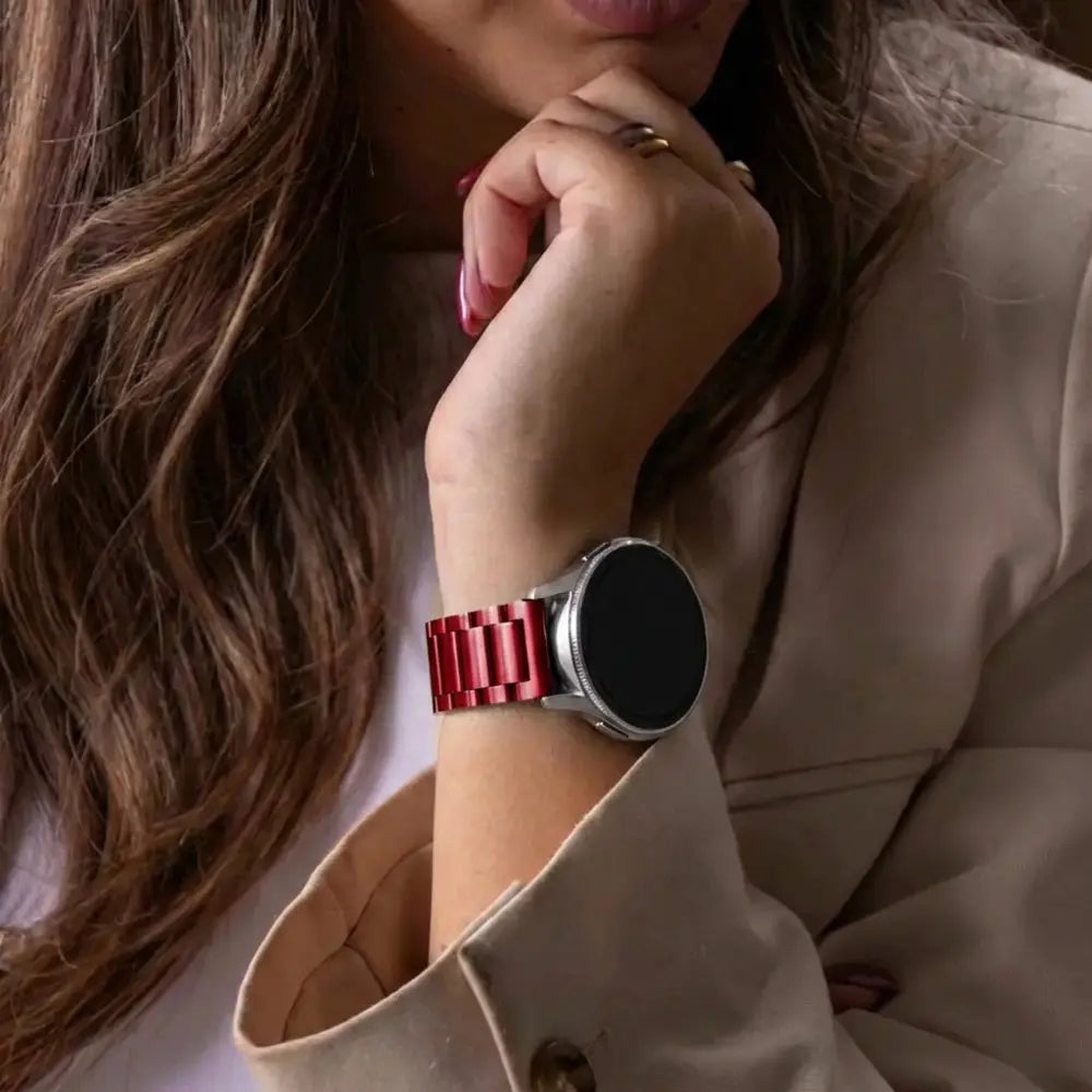 OnePlus Watch Steel Strap (Red)