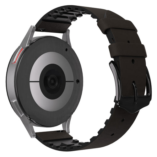 Amazfit Active Leather / Silicone Strap (Brown)